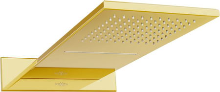 MEXEN - Vodopád hlavová sprcha slim 50x22 cm Gold 79190-50