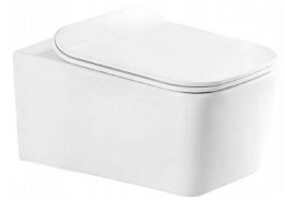 MEXEN - York Závesná WC misa vrátane sedátka s slow-slim, duroplast, biela 30114000