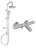 MEXEN/S - Carl sprchový stĺp vrátane vaňovej termostatickej batérie Kai, chróm 77300240-00