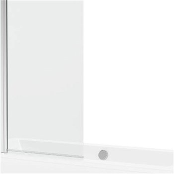 MEXEN/S - Cube obdĺžniková vaňa 180 x 80 cm s panelom + vaňová zástena 120 cm, transparent, chróm 550518080X9412110100