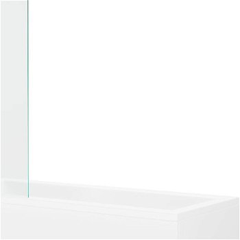 MEXEN/S - Cubik obdĺžniková vaňa 160 x 70 cm s panelom + vaňová zástena 80 cm, transparent, chróm 550316070X9508000001