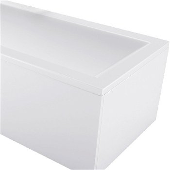MEXEN/S - Cubik obdĺžniková vaňa 190 x 90 cm s panelom, biela 55031909000X