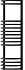 MEXEN/S - Eros radiátor + vykurovacia tyč 1600 x 318 mm, 900 W, čierna W112-1600-318-2600-70