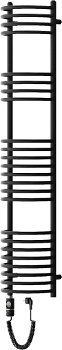 MEXEN/S - Eros radiátor + vykurovacia tyč 1600 x 318 mm, 900 W, čierna W112-1600-318-2600-70