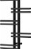 MEXEN/S - Jari radiátor + vykurovacia tyč 1005 x 550 mm, 300 W, čierna W115-1005-550-2300-70