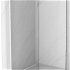 MEXEN/S - Kioto Sprchová zástena Walk-in 125 x 110 cm, transparent, biela 800-125-202-20-00-110