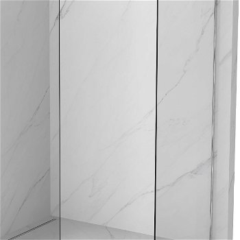 MEXEN/S - Kioto Sprchová zástena Walk-in 125 x 110 cm, transparent, chróm 800-125-202-01-00-110