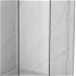 MEXEN/S - Kioto Sprchová zástena Walk-in 150 x 110 cm, čierny vzor, biela 800-150-202-20-70-110