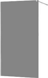 MEXEN/S - KIOTO Sprchová zástena WALK-IN 80x200 cm 8 mm, chróm, dymové sklo 800-080-101-01-40