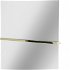 MEXEN/S - KIOTO Sprchová zástena WALK-IN s poličkou a držiakom uterákov 110 x 200, zrkadlové 8 mm, zlatá 800-110-121-50-50