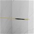 MEXEN/S - Kioto+ Sprchová zástena WALK-IN s poličkou a držiakom uterákov 115 x 200, transparent, zlatá 800-115-121-50-00