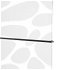 MEXEN/S - KIOTO Sprchová zástena WALK-IN s poličkou a držiakom uterákov 70 x 200, transparent/biely dekor 8 mm, čierna 800-070-121-70-97