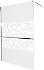 MEXEN/S - KIOTO Sprchová zástena WALK-IN s poličkou a držiakom uterákov 80 x 200, transparent/biely dekor 8 mm, chróm 800-080-121-01-85