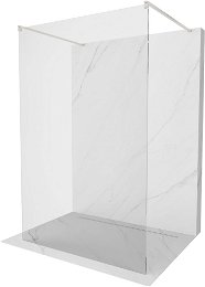 MEXEN/S - Kyoto samostatne stojaca sprchová zástena 145 x 200, transparent 8 mm, nikel kartáčovaná 800-145-002-97-00