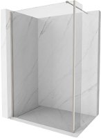 MEXEN/S - Kioto Sprchová zástena WALK-IN 100 x 30 cm, transparent, nikel kefovaná 800-100-212-97-00-030