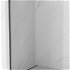 MEXEN/S - Kyoto Sprchová zástena WALK-IN 105 x 200, transparent 8 mm, čierna 800-105-101-70-00