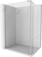 MEXEN/S - Kioto Sprchová zástena WALK-IN 110 x 30 cm, transparent, nikel kefovaná 800-110-212-97-00-030