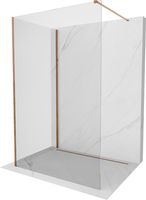 MEXEN/S - Kyoto Sprchová zástena WALK-IN 110 x 85 cm, transparent, ružové zlato 800-110-212-60-00-085