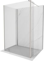 MEXEN/S - Kioto Sprchová zástena WALK-IN 120 x 105 x 30 cm, transparent, nikel kefovaná 800-120-105-221-97-00-030