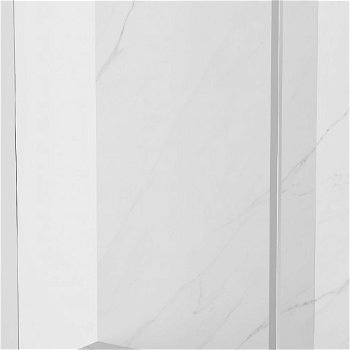 MEXEN/S - Kyoto Sprchová zástena WALK-IN voľne stojaca 100 x 30 x 30 cm, transparent, chróm 800-100-030-222-01-00-030