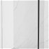 MEXEN/S - Kyoto Sprchová zástena WALK-IN voľne stojaca 100 x 30 x 30 cm, transparent, čierna 800-100-030-222-70-00-030