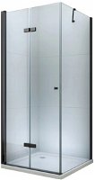 MEXEN/S - LIMA sprchovací kút 70x100, transparent, čierna 856-070-100-70-00