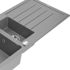MEXEN/S MEXEN/S - Andres granitový drez s odkvapkávačom vrátane batérie Aster, šedá 6515-71-73450-07
