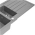 MEXEN/S MEXEN/S - Andres granitový drez s odkvapkávačom vrátane batérie Carla, šedá 6515-71-670700-71
