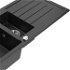 MEXEN/S MEXEN/S - Andres granitový drez s odkvapkávačom vrátane batérie Rita, čierna/strieborná metalík 6515-73-670300-00