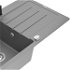 MEXEN/S MEXEN/S - Bruno granitový drez 1-miska s odkvapkávačom vrátane batérie Rita, šedý 6513-71-670300-70