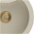 MEXEN/S MEXEN/S - Diego granitový drez 1 488 x 480 mm, béžová, + zlatý sifón 6512481000-69-G