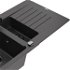 MEXEN/S MEXEN/S - Matias granitový drez 1.5 s odkvapkávačom vrátane batérie Aster, čierna kropenatá 6502-76-73450-70-B