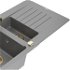 MEXEN/S MEXEN/S - Matias granitový drez 1.5 s odkvapkávačom vrátane batérie Aster, šedá 6502-71-73450-57-G