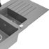 MEXEN/S MEXEN/S - Matias granitový drez 1.5 s odkvapkávačom vrátane batérie Carla, šedá 6502-71-670700-70