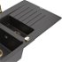 MEXEN/S MEXEN/S - Matias granitový drez 1.5 s odkvapkávačom vrátane batérie Duo, čierna kropenatá 6502-76-671701-57-G
