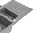 MEXEN/S MEXEN/S - Matias granitový drez 1.5 s odkvapkávačom vrátane batérie Duo, šedá 6502-71-671701-07