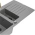 MEXEN/S MEXEN/S - Matias granitový drez 1.5 s odkvapkávačom vrátane batérie Duo, šedá 6502-71-671701-57-B