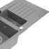 MEXEN/S MEXEN/S - Matias granitový drez 1.5 s odkvapkávačom vrátane batérie Telma, šedá 6502-71-670200-70
