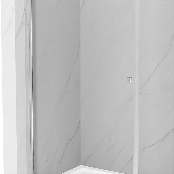 MEXEN/S - Pretória sprchovací kút 90x110, transparent, chróm + sprchová vanička vrátane sifónu 852-090-110-01-00-4010