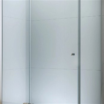 MEXEN/S - ROMA sprchovací kút 100x100, transparent, chróm 854-100-100-01-00