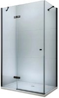 MEXEN/S - ROMA sprchovací kút 100x80, transparent, čierna 854-100-080-70-00