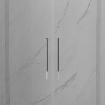MEXEN/S - Velar Duo posuvné sprchové dvere 180, transparent, chróm 871-180-000-02-01