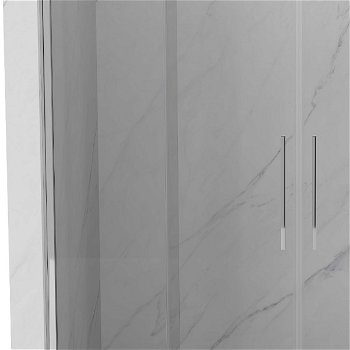 MEXEN/S - Velar Duo posuvné sprchové dvere 180, transparent, chróm 871-180-000-02-01
