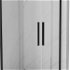 MEXEN/S - Velar Duo štvorcový sprchovací kút 100 x 90, transparent, čierna 871-100-090-02-70