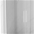 MEXEN/S - Velar Duo štvorcový sprchovací kút 90 x 80, transparent, biela 871-090-080-02-20
