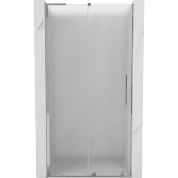 MEXEN/S - Velar L posuvné sprchové dvere 100 cm, dekor, chróm 871-100-003-31-01