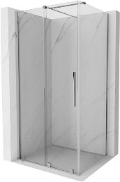 MEXEN/S - Velar Obdĺžnikový sprchovací kút 90 x 70, transparent, chróm 871-090-070-01-01