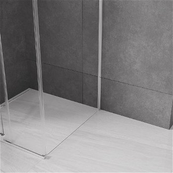 MEXEN/S - Velar Obdĺžnikový sprchovací kút 90 x 90, transparent, chróm 871-090-090-01-01
