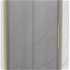 MEXEN/S - Velár posuvné sprchové dvere 120, transparent, zlatá kartáčovaná 871-120-000-01-55
