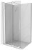 MEXEN/S - Velár posuvné sprchové dvere Walk-in 100, transparent, biela 871-100-000-03-20